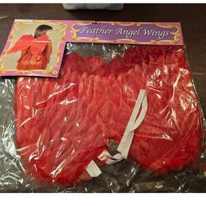 Forum‎ Novelties Red Feather Angel Wings Costume Accessory 22 Inch 54354 NEW